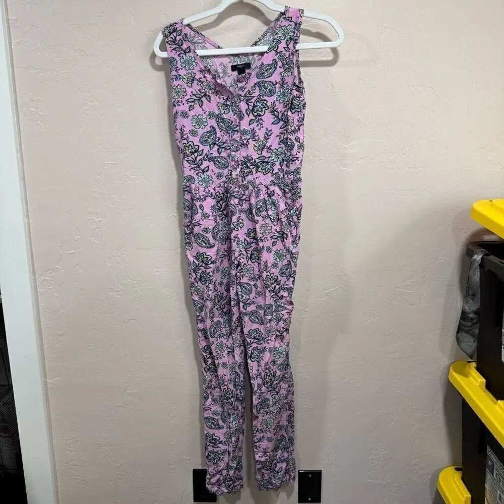 Gap Kids Purple Paisley Jumpsuit